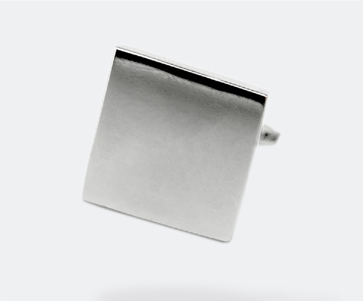 Silber Plattierte Quadratische