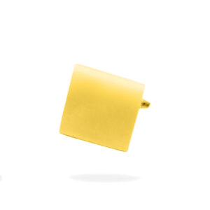 Silber mit Gold Manschettenknöpfe (Quadratisch)